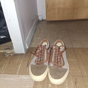 Vans Brown and Tan Sneakers